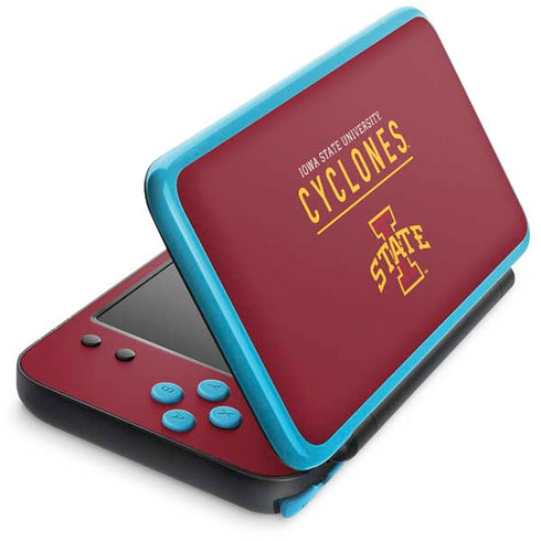 Iowa State University Athletic Text Nintendo Skins
